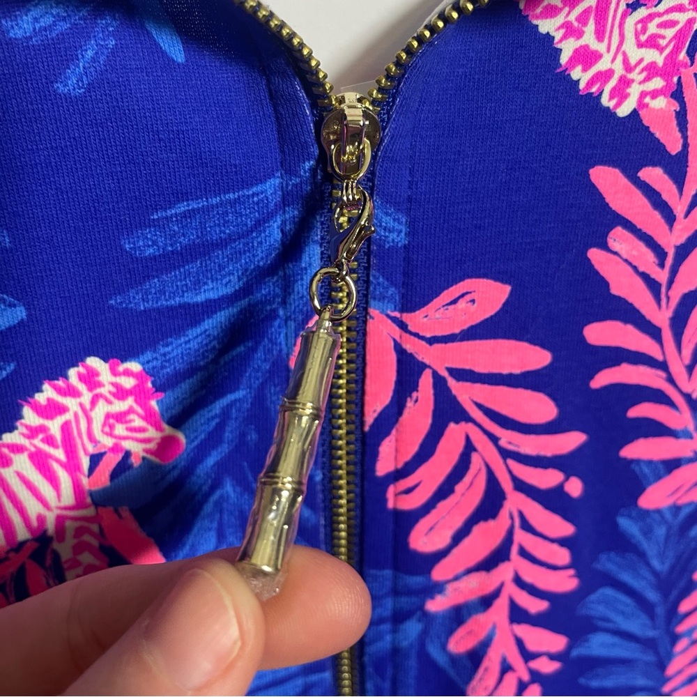 Lilly Pulitzer Skipper Popover Zebra Pullover UPF 50+ NWT $98 Retail - Picture 9 of 13